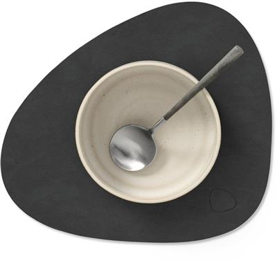Placemat Curve S 24.0x28.0cm nupo black