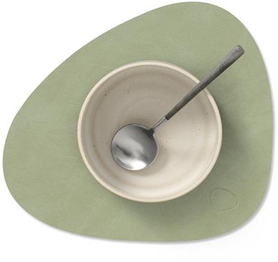 Placemat Curve S 24.0x28.0cm nupo olive green