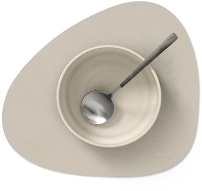 Placemat Curve S 24.0x28.0cm nupo oyster white