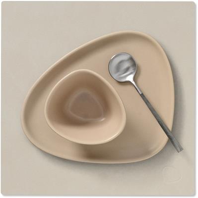 Placemat Square S 28.0x28.0cm nupo oyster white