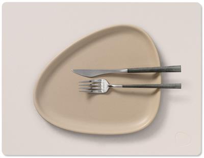 Placemat Square M 26.5x34.5cm nupo soft nude