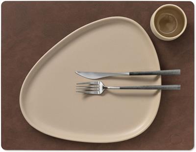 Placemat Square L 35.0x45.0cm nupo dark brown