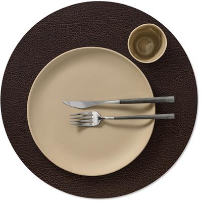 Placemat Oval L 35.0x46.0cm buffalo nature