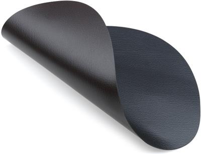 Placemat Oval L 35.0x46.0cm d/bull black/brown