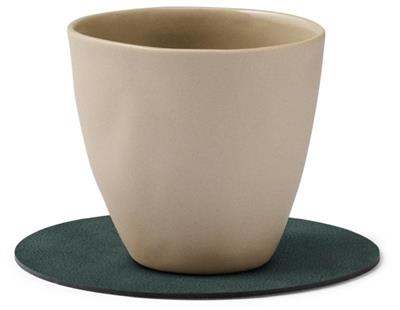 Onderzetter circle 10.0cm nupo dark green