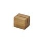Menukaarthouder 3x2.5x2.5cm acacia genware