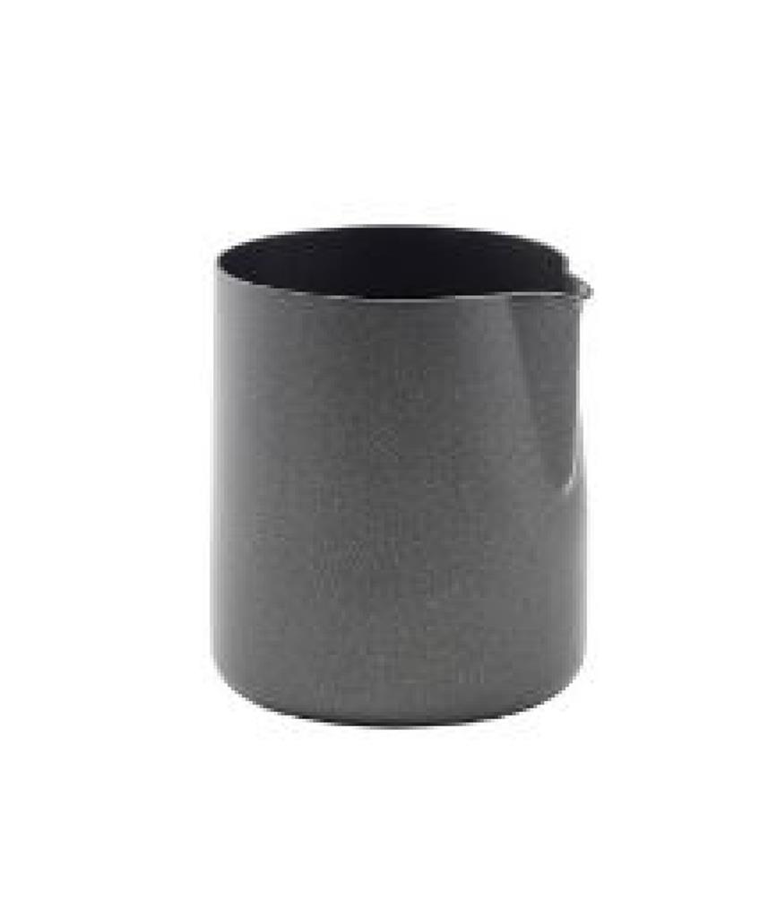 Melk/sauskan 15.0cl RVS zwart antikleef