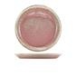 Bord plat coupe 27.0cm rose pink terra