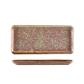 Schaal rechthoek 30.0x14.0cm rose pink terra