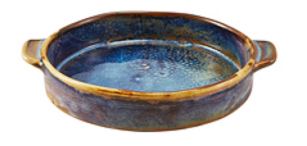 Ovenschaal rond 14.6cm aqua blue terra