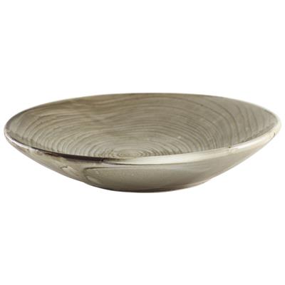 Bord diep coupe 26.5cm smoke grey terra
