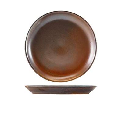 Bord plat coupe 24.0cm copper Terra