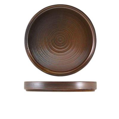 Bord walled 26.0cm copper Terra