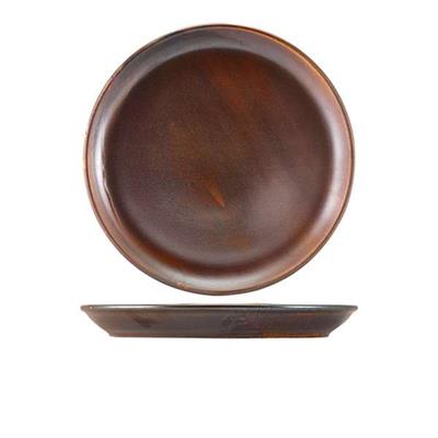 Bord plat coupe 27.0cm copper Terra