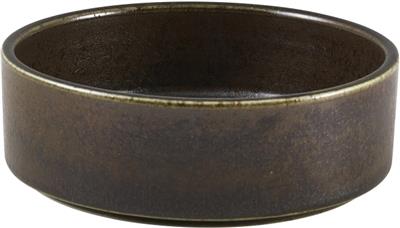 Bord walled 13.0cm black Terra