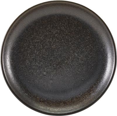 Bord plat coupe 24.0cm black Terra