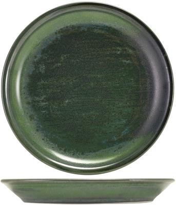 Bord plat coupe 19.0cm aqua green terra
