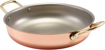 Serveerpan rond 22.0cm copper