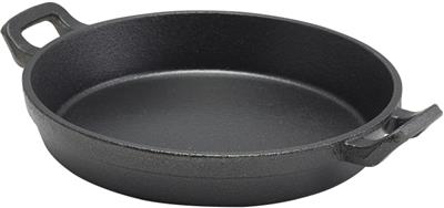 Serveerpan rond 18.0cm cast iron black