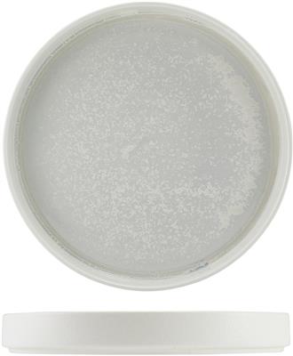 Bord walled 25.0cm incise lustre