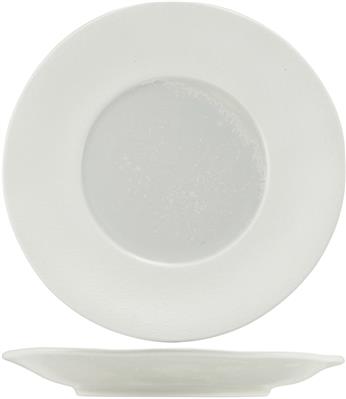 Bord plat 22.8cm incise lustre