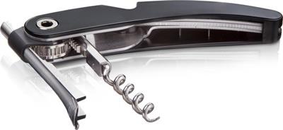 Kurkentrekker single pull zwart vacu vin