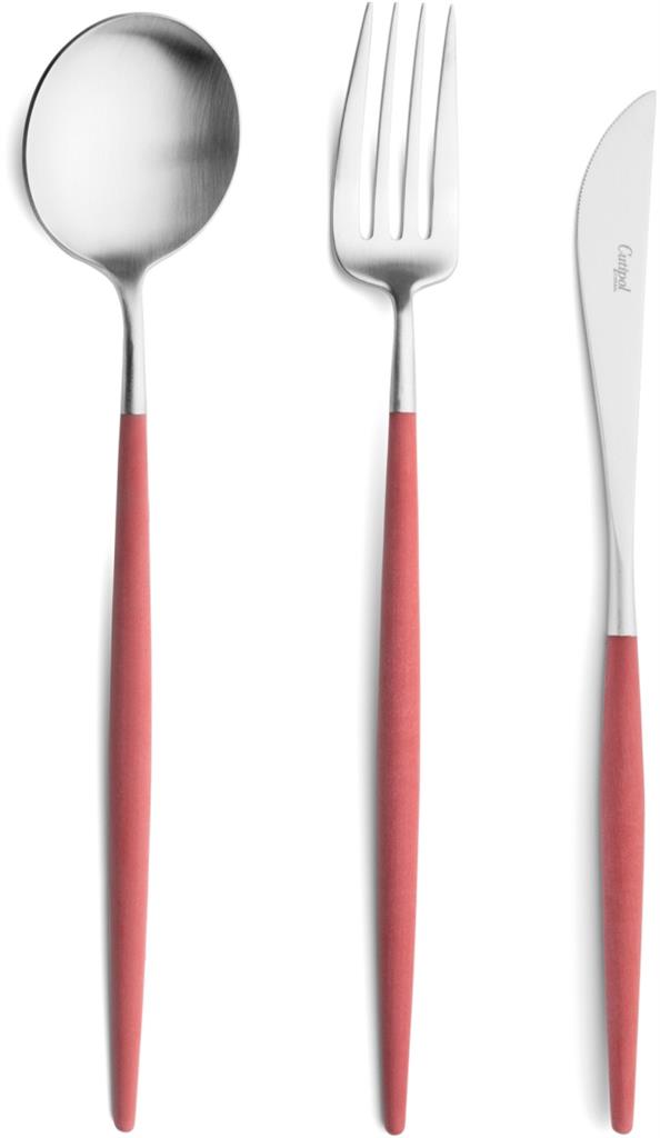 Dessertlepel 18 cm Goa Red RVS Matt Cutipol 08