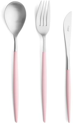 Dessertvork 19 cm Mio Pink RVS Matt Cutipol 07