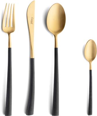 Bestekset 24-delig Noor Black Gold Matt 006