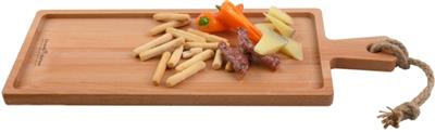 Serveerplank rechthoek met handvat 49.0x18.5cm Puur Hout