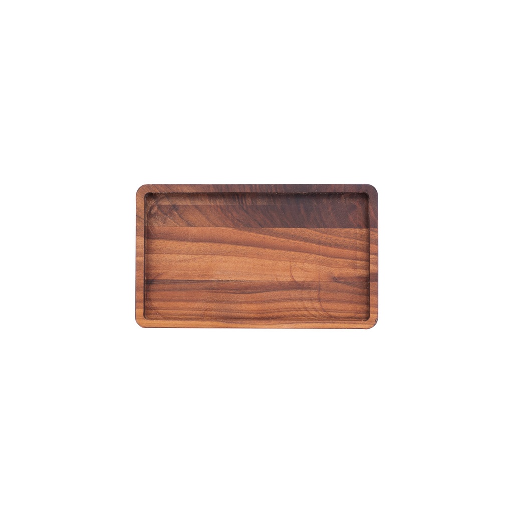 Serveerplank rechthoek 20.0x12.0cm Pure Walnut Wood