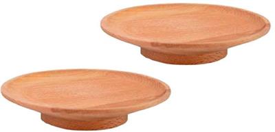 Serveerplank rond 10.0cm Puur Hout