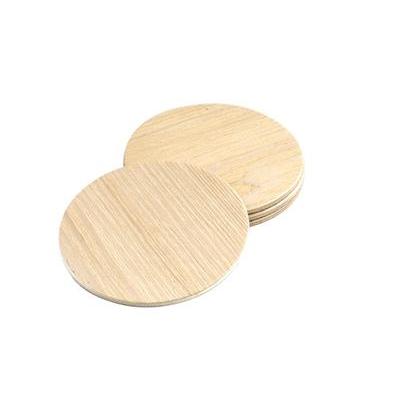 Set van 4 glasondezetters hout C&T
