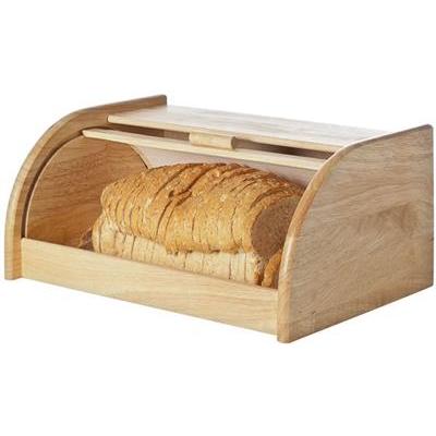 Broodtrommel met deksel 40.0x27.0x(h)18.0cm hout C&T