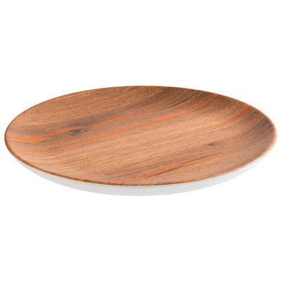 Bord 26.0cm crazy wood melamine - niet meer leverbaar