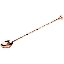 Barlepel 27.0cm vlakke kop koper
