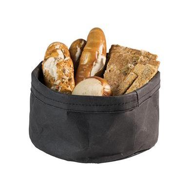 Broodzak rond20.0x(H)13.0cm zwart
