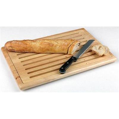 Broodsnijplank 53.0x32.5cm(H)2.5cm rubberwood hout