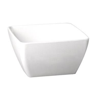 Buffetschaal vierkant 25.0cm melamine Pure wit