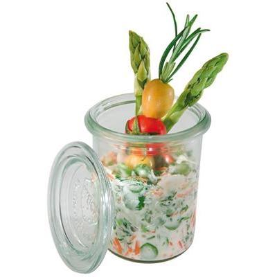 Set van 12 weckpot met deksel 6.0cm 16.0cl