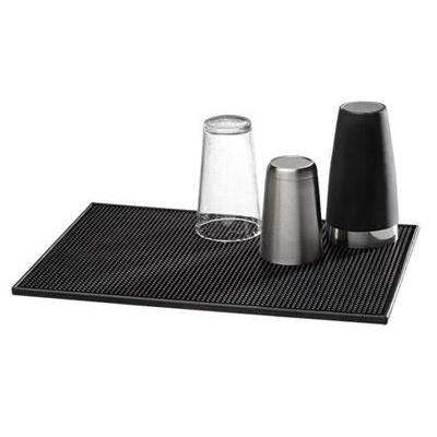 Barmat 45.0x31.0cm zwart