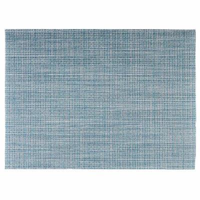 Placemat 45.0x33.0cm fijn lint turquoise