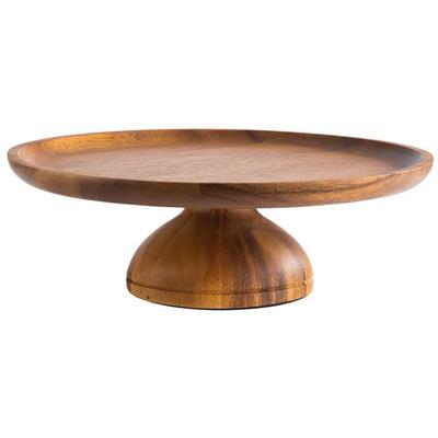 Taartstandaard 24.0cm (H)16.0cm acacia
