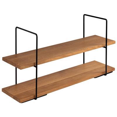 Etagere 2-laags 80.0x20.0x(H)40.0cm perfectl hout