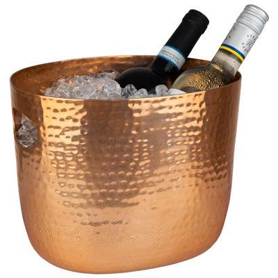 Wijnkoeler 25.5x19.0x(H)20.0cml copper hammered
