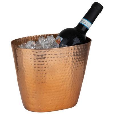 Wijnkoeler 20.5x14.0x(H)17.0cm s copper hammered