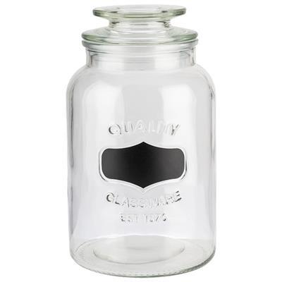 Voorraadpot 1.5ltr glas met deksel