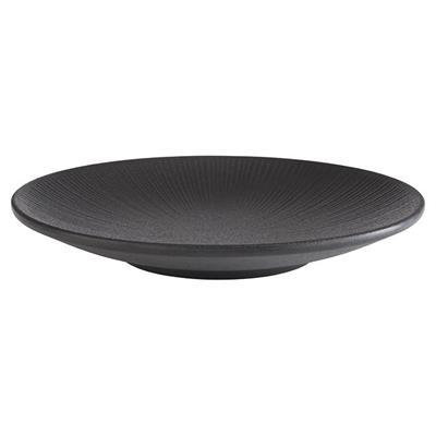 Bord 33.0cm melamine nero zwart