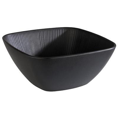 Schaal 25.0x25.0cm melamine nero zwart