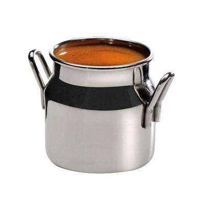 Set van 4 melk/sauskan 8.0cl rvs
